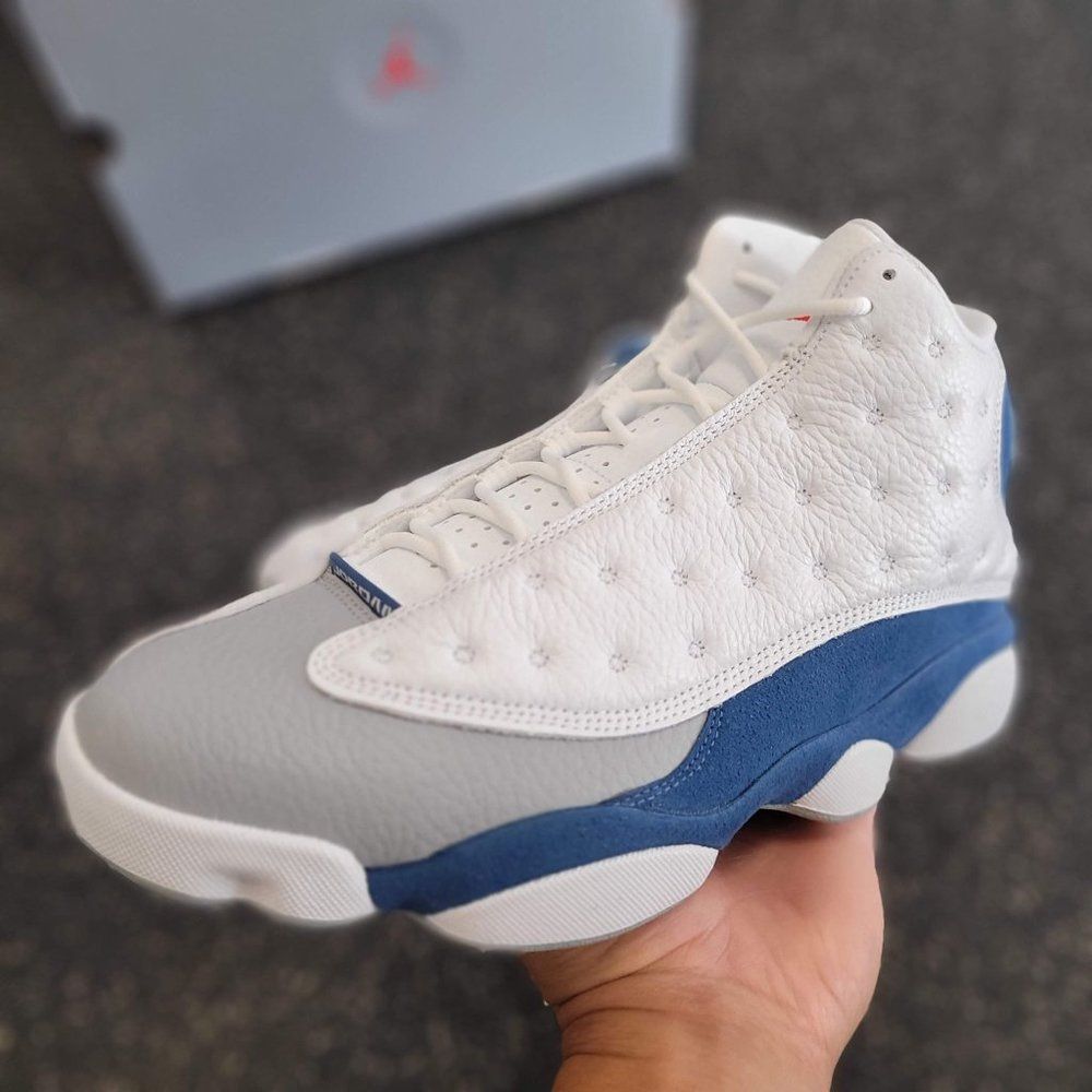 Nike Air Jordan 13 French Blue White GS (DJ3003-164) Youth Size 6.5Y - Picture 8 of 8